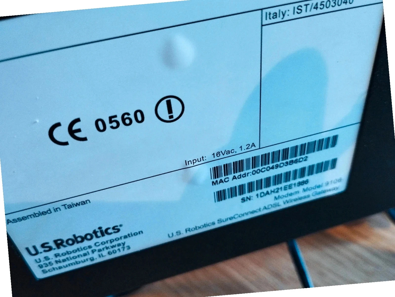 Point d acceso y enrutador turbo inalámbrico U.S. Robotics modelo 9106 – photo 3